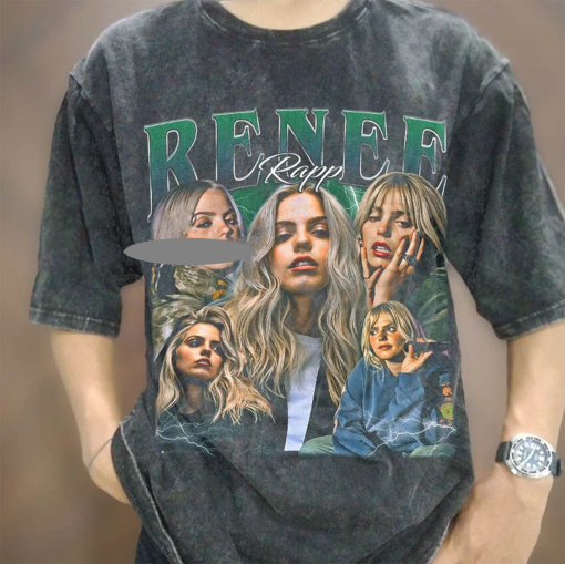 Vintage Wash Reneé Rapp T-Shirt, Reneé Rapp Vintage Shirt, Regina George Oversize Shirt, Gift For Women and Man Unisex T-Shirt