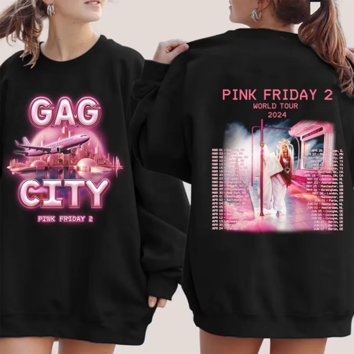 Nicki Minaj Pink Friday 2 Tour Shirt, Gag City Shirt, Nicki Minaj World Tour Shirt, Nicki Minaj Statue Sweatshirt, Pink Friday 2 Shirt