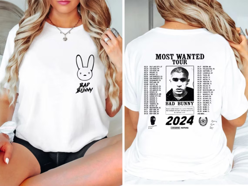 Bad Bunny Most Wanted Tour Shirt, Nadie Sabe lo que va pasar manana, Bad Bunny Concert Shirt, Bad Bunny Shirt, Bad Bunny Merch, Bad Bunny