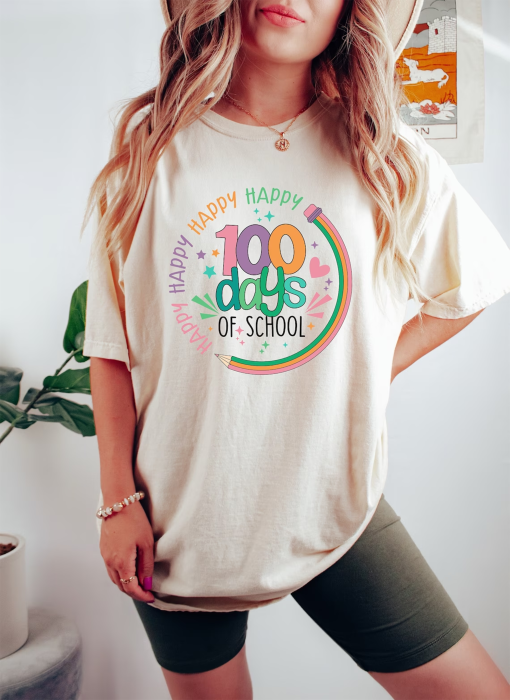 100 Days of School Shirt, 100 Day Shirt, 100th Day Of School Celebration, Student Shirt,Back to School Shirt, Gift For Teacher