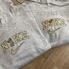 W.all-E and E.ve Embroidered Crewneck, W.all-E Embroidered Sweatshirt, Vintage shirt, y2k embroidery Hoodie