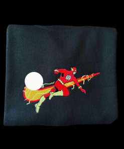 The flash Embroidered sweatshirt/hoodie