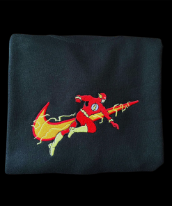 The flash Embroidered sweatshirt/hoodie