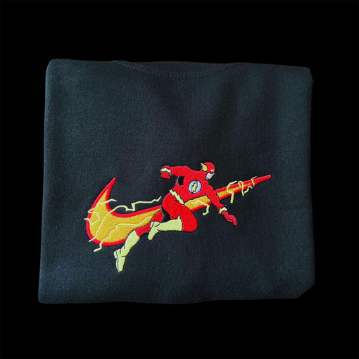 The flash Embroidered sweatshirt/hoodie