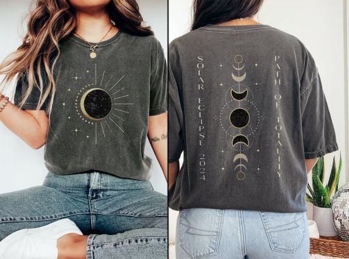 Total Solar Eclipse Shirt | Path of Totality Shirt | Countdown to Totality | Celestial Shirt | Astronomy Sun Shirt | Comfort Colors