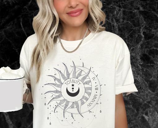 Total Eclipse April 8th 2024 Shirt, American Eclipse 4.08.24, Astronomy T-Shirt Celestial Tee Eclipse, Astrology T Shirt Gift, Group Shirts