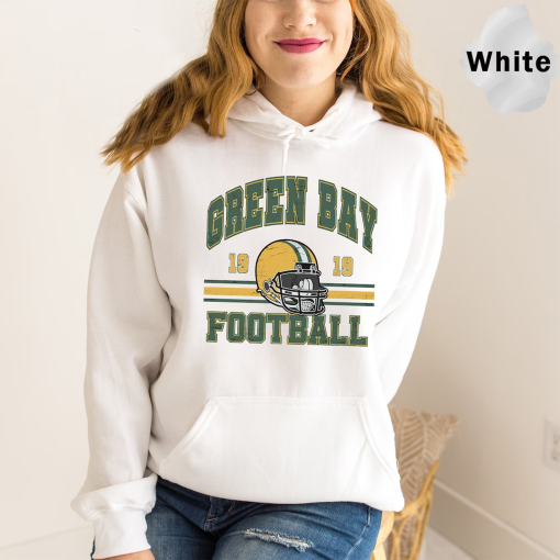 Vintage Green Bay Sweatshirt, Football Lover, Football Hoodie, Football Shirt, Retro Green Bay Crewneck Sweat