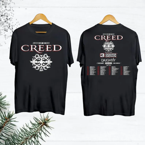 Creed Band 2024 Tour Summer of ’99 Tour Shirt, Creed Band Fan Gift Shirt, Creed 2024 Concert Merch, Rock Band Creed Graphic Shirt, Creed Tee