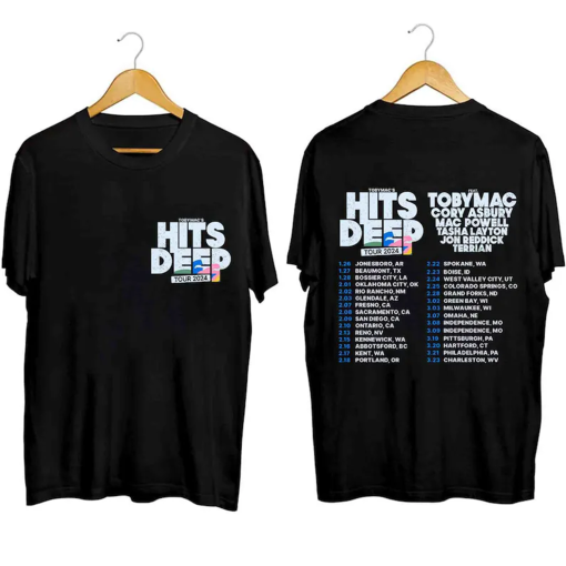 TobyMac Hits Deep Tour 2024 Shirt, TobyMac Sweatshirt, Rapper TobyMac 2024 Concert Hoodie, TobyMac Tour Gift for music fan