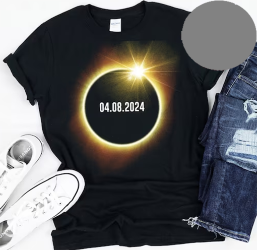 Solar Eclipse 2024 Shirt, Total Solar Eclipse, Eclipse Tshirt, April 8 2024 Eclipse, Eclipse Souvenir, Solar Eclipse Gift