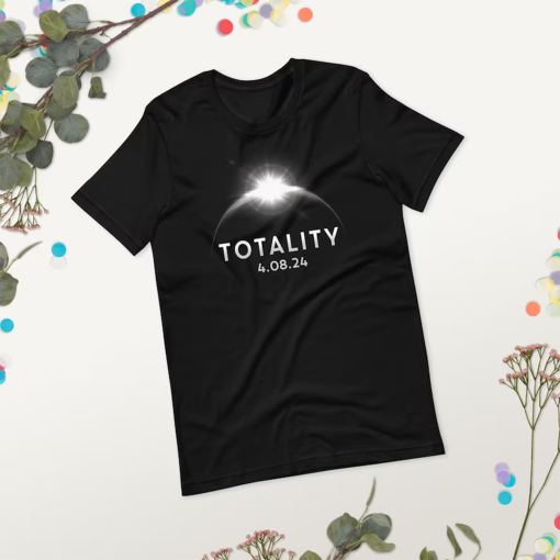 Total Solar Eclipse Shirt, 04 08 2024, Path of Totality, 2024 Eclipse Shirt, Luna Eclipse, Astronomy Gift, Great American Eclipse