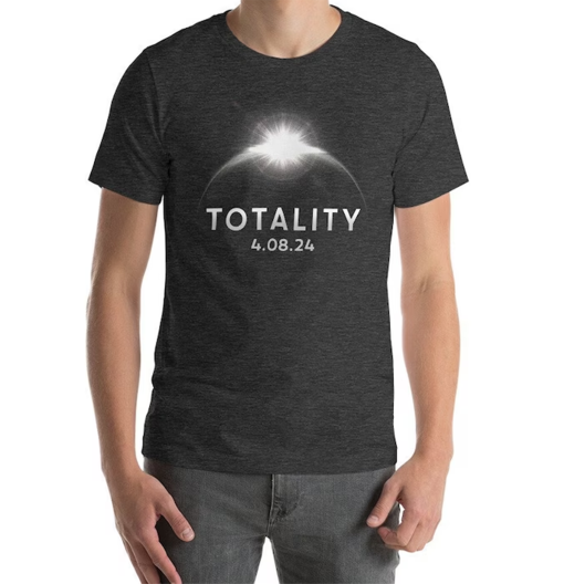 Total Solar Eclipse Shirt, 04 08 2024, Path of Totality, 2024 Eclipse Shirt, Luna Eclipse, Astronomy Gift, Great American Eclipse