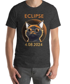 Funny Solar Eclipse Cat, 2024 Total Solar…