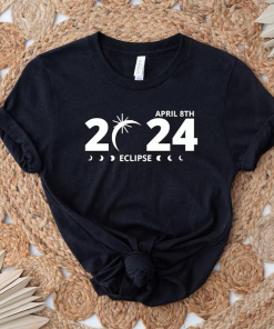 Texas April 8th 2024 T-Shirt, Total Solar…