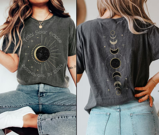 Custom Total Solar Eclipse Shirt | Path of Totality Shirt | Countdown to Totality | Celestial Shirt | Astronomy Sun Shirt | Comfort Colors