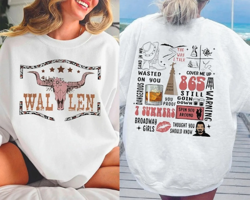 Wallen Western Sweatshirt, Retro Wallen Western Sweatshirt, Vintage Wallen Shirt, Country Music Shirt, Western Sweatshirt, Cowboy Girl Sweat