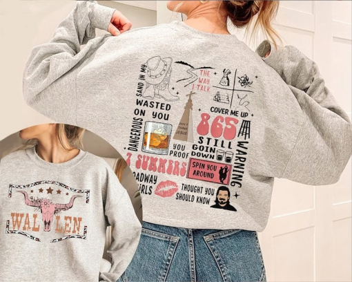 Wallen Western Sweatshirt, Retro Wallen Western Sweatshirt, Vintage Wallen Shirt, Country Music Shirt, Western Sweatshirt, Cowboy Girl Sweat