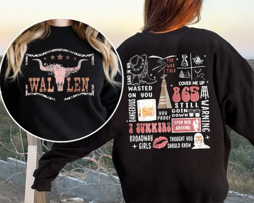 Wallen Western Sweatshirt, Retro Wallen Western Sweatshirt, Vintage Wallen Shirt, Country Music Shirt, Western Sweatshirt, Cowboy Girl Sweat