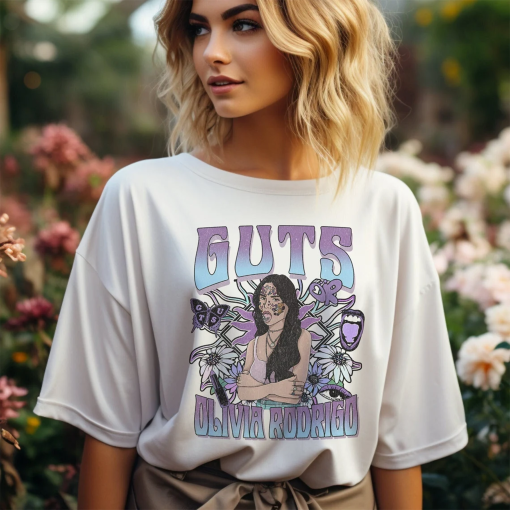 Guts Olivia Track list Tour Shirt, Guts aesthetic Shirt, Olivia Album GUTS Shirt, Olivia Sweatshirt, Music Lover Gift, Shirt For Fan, Olivia