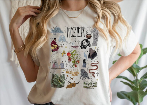 Hozier Unreal Unearth Comfort color Shirt, Vintage Bootleg Hozier Y2K Graphic Tee, Unreal Unearth Tour Music 2024 Shirt, Gift for Fans