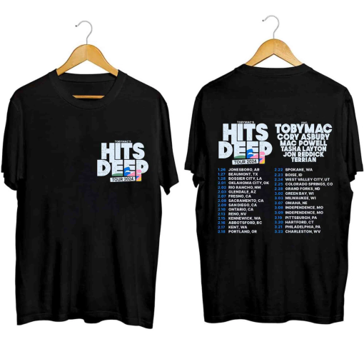 TobyMac Hits Deep Tour 2024 Shirt, TobyMac Sweatshirt, Rapper TobyMac 2024 Concert Hoodie, TobyMac Tour Gift for music fan