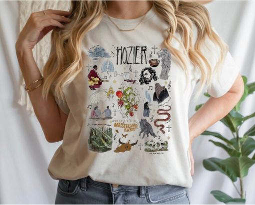 Hozier Unreal Unearth Comfort color Shirt, Vintage Bootleg Hozier Y2K Graphic Tee, Unreal Unearth Tour Music 2024 Shirt, Gift for Fans