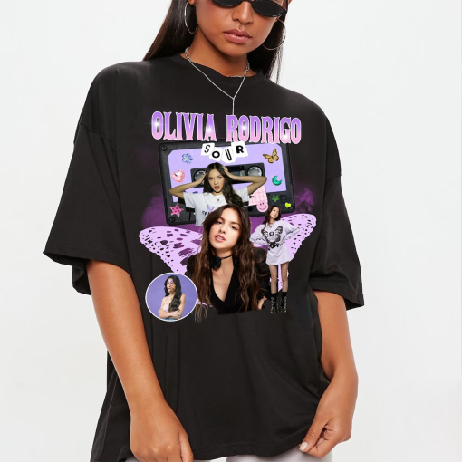 Vintage Olivia Rodrigo 90s shirt, Olivia Rodrigo T-shirt, Olivia Rodrigo Graphic Tee, GUTS 2024 Tour Shirt, Rap Tee, Gift For Him and Her