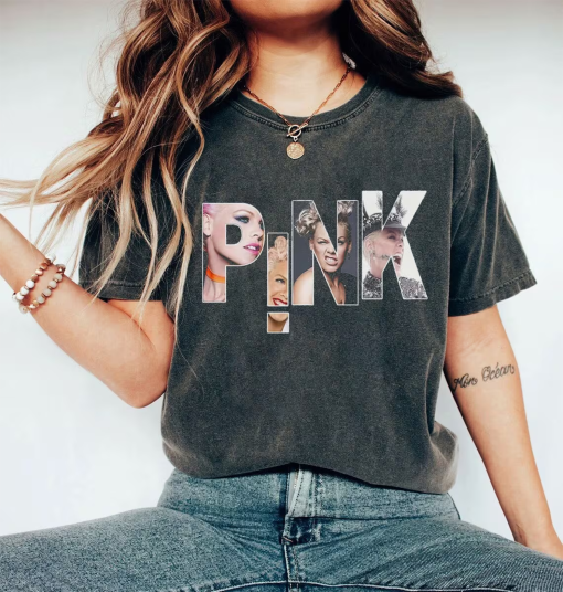 Retro P!nk Pink T-Shirt, Music Tour 2024 Shirt, Pink concert shirt, Pink Fan Concert Tee, Singer Merch, Music Lovers, Bootleg Gift for Fans