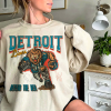 Vintage Detroit Football Sweatshirt Lions Football Crewneck Retro Style Lions Shirt Gift for Lions Football Fan Detroit Lions Gift Michigan