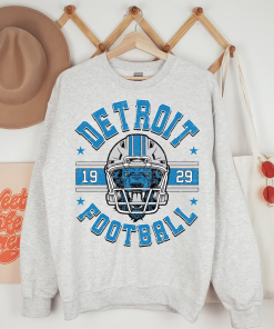 Detroit Football Vintage Style GIFT Sweatshirt, Detroit…