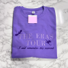 Taylor Swift Books, Artist Inspired Sweater, Embroidered Crewneck