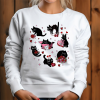 Black Cat Valentine’s Day shirt,Valentines Cat Shirt, Cat Lover Shirt, Cute Valentine Cats Cat Hearts Shirt, Valentines Day Shirts