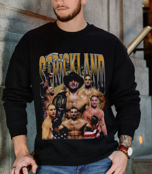 Sean Strickland Vintage 90s Graphic Shirt, Sean Strickland Sweatshirt, American Mixed Martial Artist unisex t-shitr, sweatshirt