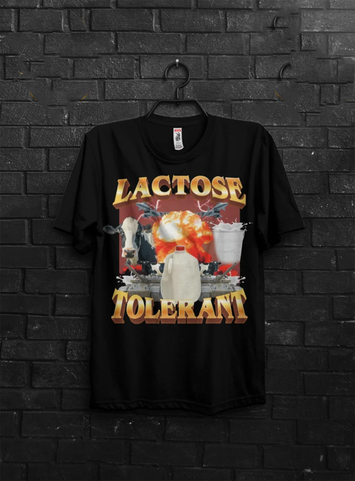 Lactose Intolerant Funny Meme Gift T shirt For Friends,Free Milk LMAO Shirt For Lactose Tolerant,Cringy Shirts Gen Z Diarreha Shirt Teenager