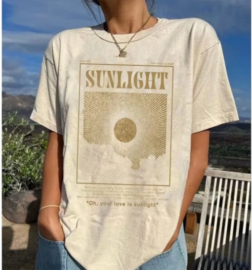 Vintage Hozier Sunlight Shirt, Oh, Your Love is Sunlight, Unreal Unearth Hozier Tour Shirt, Retro 90s Bootleg Hozier Music Concert 2024