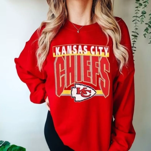 Kansas City Vintage Football Sweatshirt, Vintage Style Kansas City Football Crewneck Sweatshirt, Chief Crewneck, Football Fans Shirt