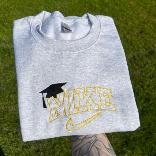 Embroidered Graduation Sweatshirt Sweater, Graduation present for class of 2024 to mark the day, Graduation present, Graduate