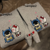 Cute Kitty Sweater , hello cutie embroidered sweater! Hello kitty!