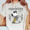 The Red Sn0py Eras Tour Sweatshirt, Swiftie Fan Shirt, Lover Midnights Folklore Shirt, Cute Cartoon Dog Eras Tour Albums Sweatshirt