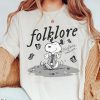 The Fearless  Sn0py  Eras Tour Sweatshirt, Swiftie Fan Shirt, Lover Midnights Folklore Shirt, Cute Cartoon Dog Eras Tour Albums Sweatshirt