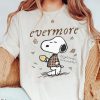 The  Sn0py Lover Eras Tour Sweatshirt, Swiftie Fan Shirt, Lover Midnights Folklore Shirt, Cute Cartoon Dog Eras Tour Albums Sweatshirt