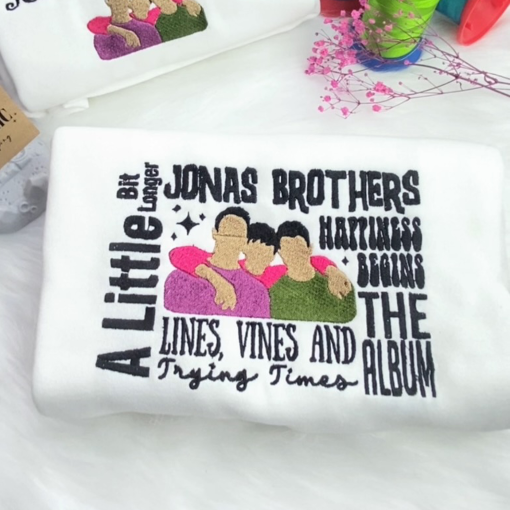 JB JONAS BROTHER Five Album Embroidered Shirt