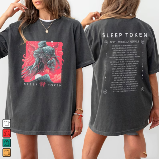 Sleep Token 2024 Concert T-Shirt, Sleep Token North America Tour 2024 T-Shirt, Sleep Token Tour Dates 2024 Sweatshirt 8124VLRD-6