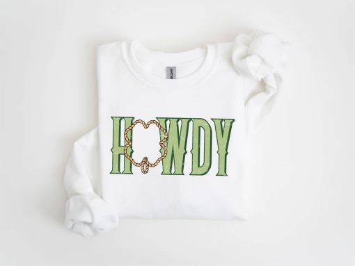 Western St Patrick’s Day sweatshirt, western st patsy’s day, women’s st Patrick’s day crewneck, kids western st pattys day sweatshirt