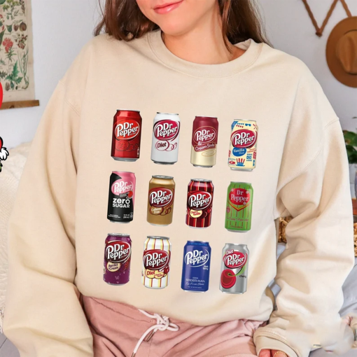 Dr Pepper Hoodie, Dr. Pepper sweatshirt, soda sweatshirt, pop sweatshirt a812