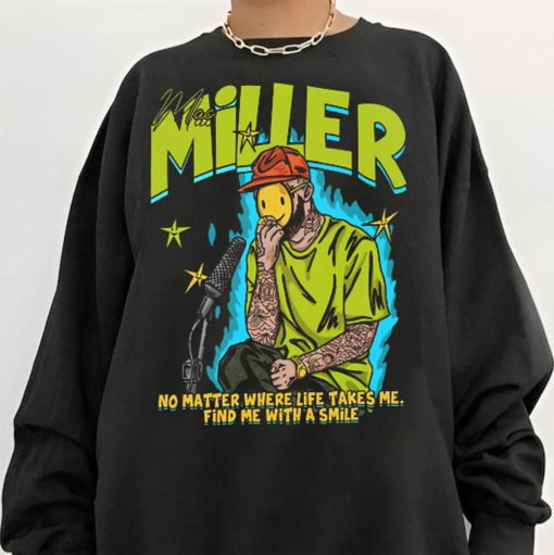 Vintage Mac Millers Shirt,Mac Millers Pack Of Cigarettes Crewneck Sweatshirt,Self Care Shirt,Swimming Shirt,Mac Fan Gift,Vintage Rap Tee