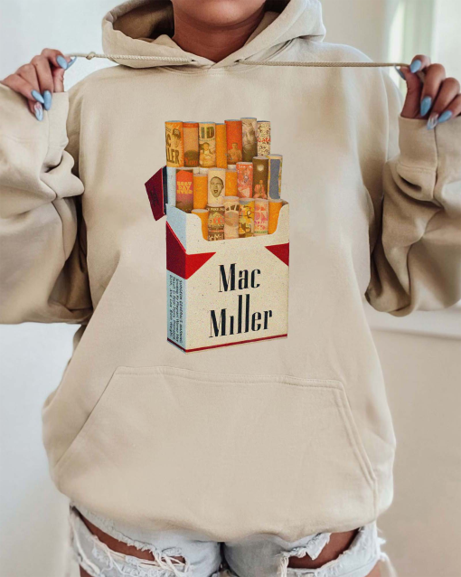 Vintage Mac Millers Shirt,Mac Millers Pack Of Cigarettes Crewneck Sweatshirt,Vintage Rap Tee,Self Care Shirt,Swimming Shirt,Mac Fan Gift