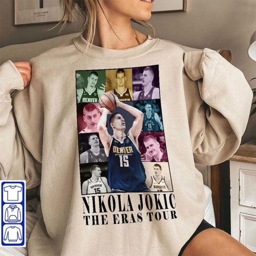 Nikola Jokic The Eras Tour Shirt, Denver Nuggets Tee, Basketball Gift Shirt