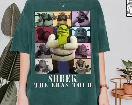 Shrek the Eras Tour Shirt -Can’t Today I’m Swamped T-Shirt Sweatshirt – Funny Trending Shirt – I’M Swamped Shirt – Funny Meme Shirt