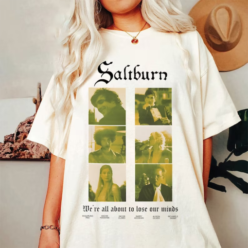 Saltburn Shirt, Saltburn Graphic Tee, Saltburn Art, Saltburn Merch, Saltburn Movie , Jacob Elordi, Barry Keoghan, Saltburn Movie Merch